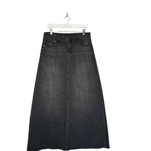 American Eagle Outfitters Charcoal A-Line Skirt